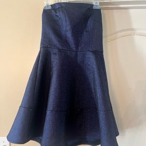 Strapless mini cocktail dress